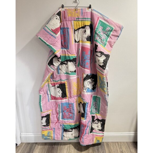 Vintage 1990 New Kids On The Block Band Winterland Twin Comforter Bedding NKOTB - Picture 1 of 8
